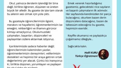 Manisa’da eğitim veren Akşemseddin Ortaokulu, öğrencilerin akademik ve sosyal gelişimine