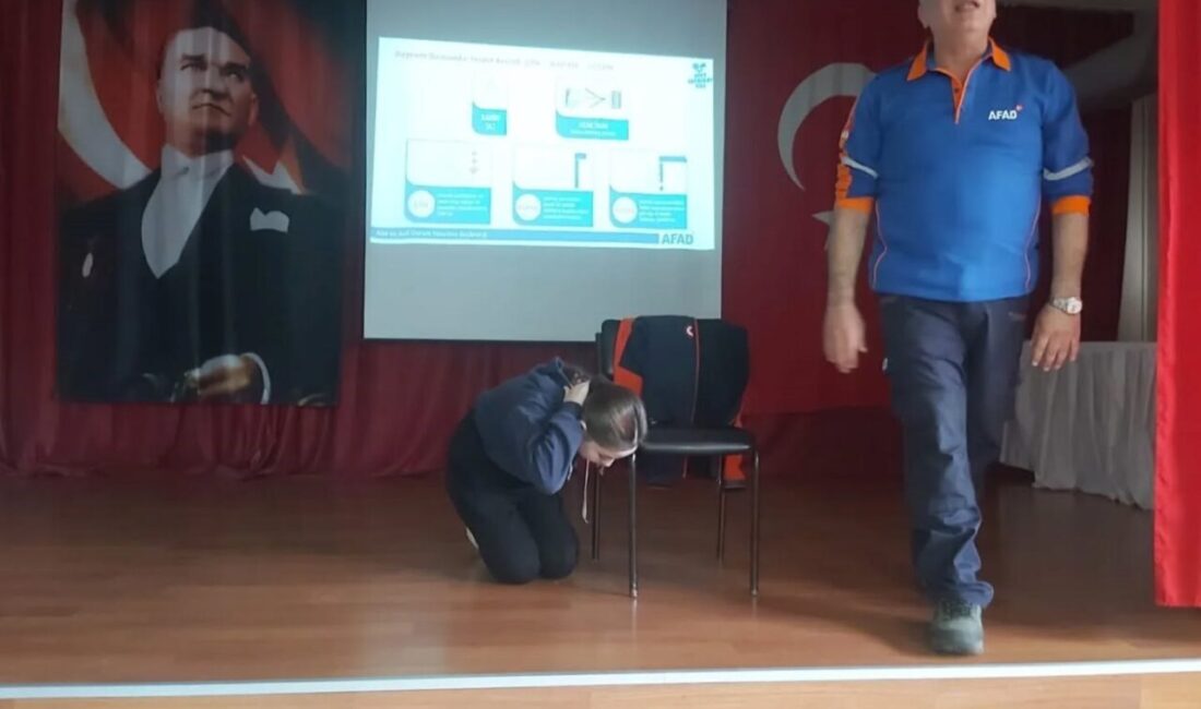 Aydın’da Murat-Hale Küçükoğlu Kız Mesleki ve Teknik Anadolu Lisesi’nde Afet