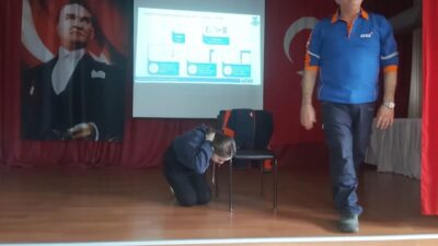 Aydın’da Murat-Hale Küçükoğlu Kız Mesleki ve Teknik Anadolu Lisesi’nde Afet