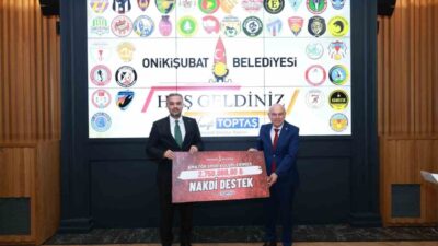 Onikişubat Belediye Başkanı Hanifi Toptaş, “Amatör sporun ne demek olduğunu