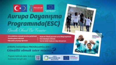 Ordu Büyükşehir Belediyesi, Türkiye Ulusal Ajansı tarafından yürütülen Avrupa Dayanışma