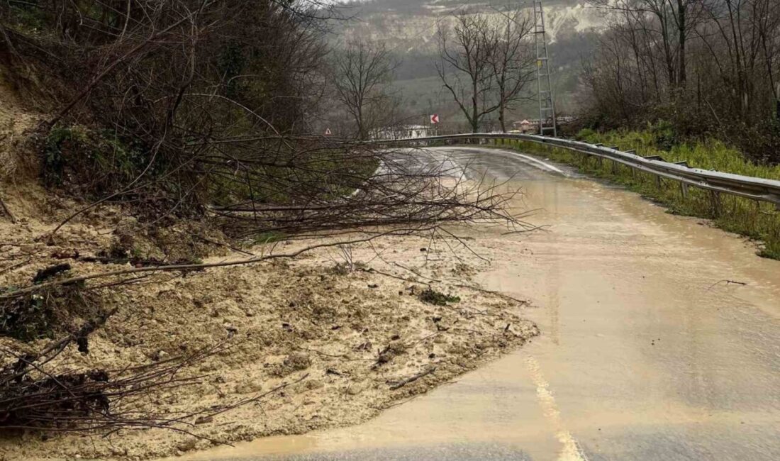 Ordu’nun Ünye ilçesinde etkili olan etkili olan sağanak yağışlar nedeniyle