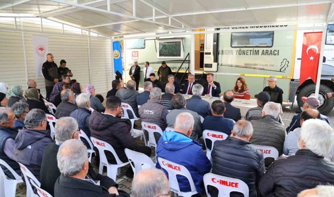 Muğla Orman Bölge Müdürlüğü, yangın sezonu öncesi orman köylerinde bilgilendirme