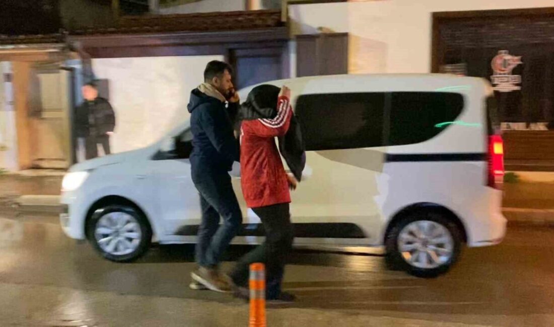 Bursa’nın İnegöl ilçesinde havaya ateş açan 1 şahıs polis ekiplerince