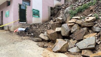 Osmaniye’nin Bahçe ilçesinde aşırı yağış ve fırtına sonrası meydana gelen