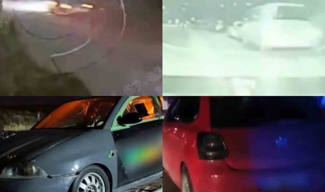 Mersin’de otobanda araba yarışına gelenlere polis baskın yaptı, 14 sürücüye