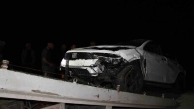 Samsun’un Çarşamba ilçesinde otomobilin fındık bahçesine uçtuğu kazada 2 kişi