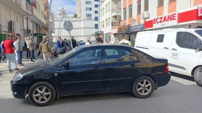 Antalya’nın Manavgat ilçesinde otomobil ile motosikletin çarpışması sonucu meydana gelen