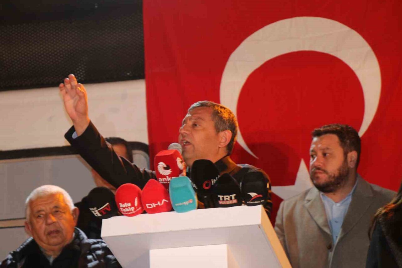 CHP Genel Başkanı Özgür Özel, “Tanju’nun bu yaptığından utanmıyoruz, bu