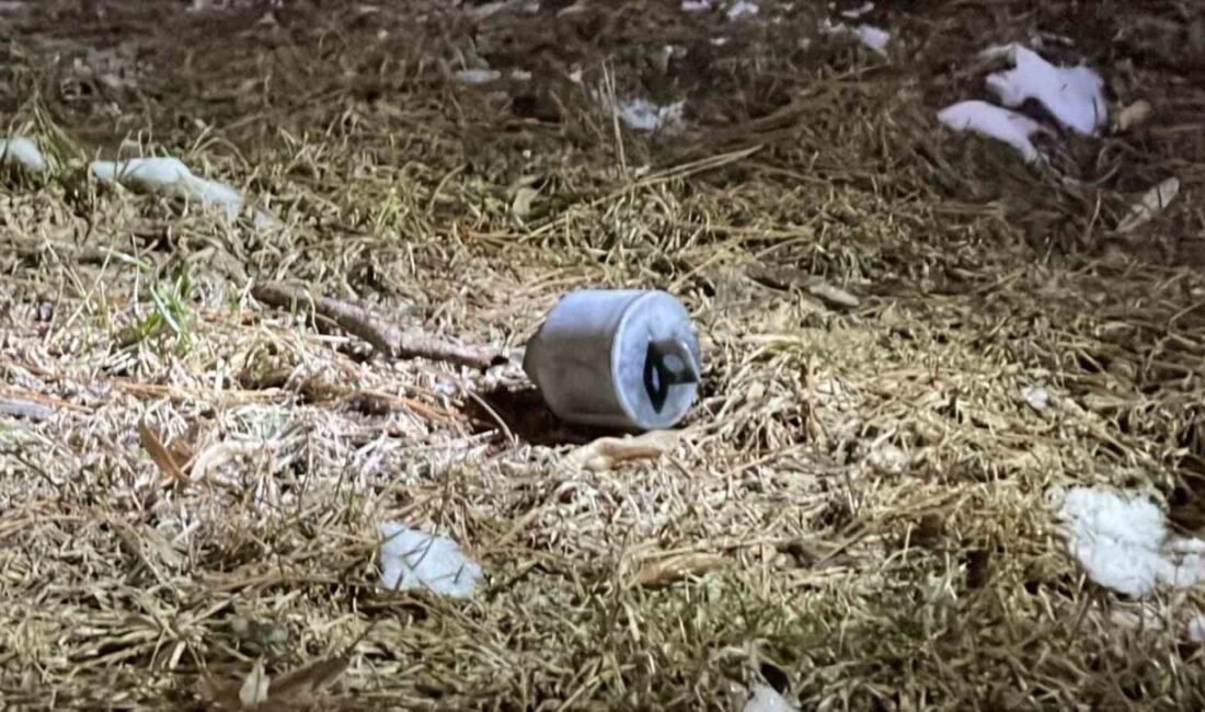 Sivas’ta iftar topu niyetine fırlatılan ses bombası Sivas Kalesi’nin içerisindeki