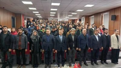 Kahramanmaraş merkezli 6 Şubat depremlerinin yıl dönümünde, Patnos İlçe Milli