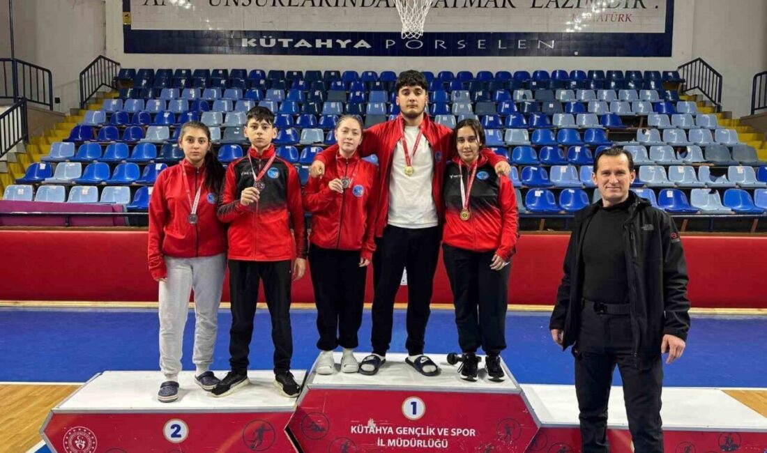 Kütahya’da düzenlenen Okul Sporları Taekwondo İl Müsabakalarına ilk kez katılan