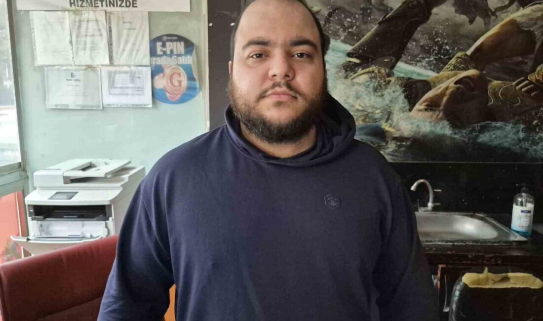 Eskişehir’de polis ekiplerince yapılan bir denetim sırasında görüntülenen internet kafenin