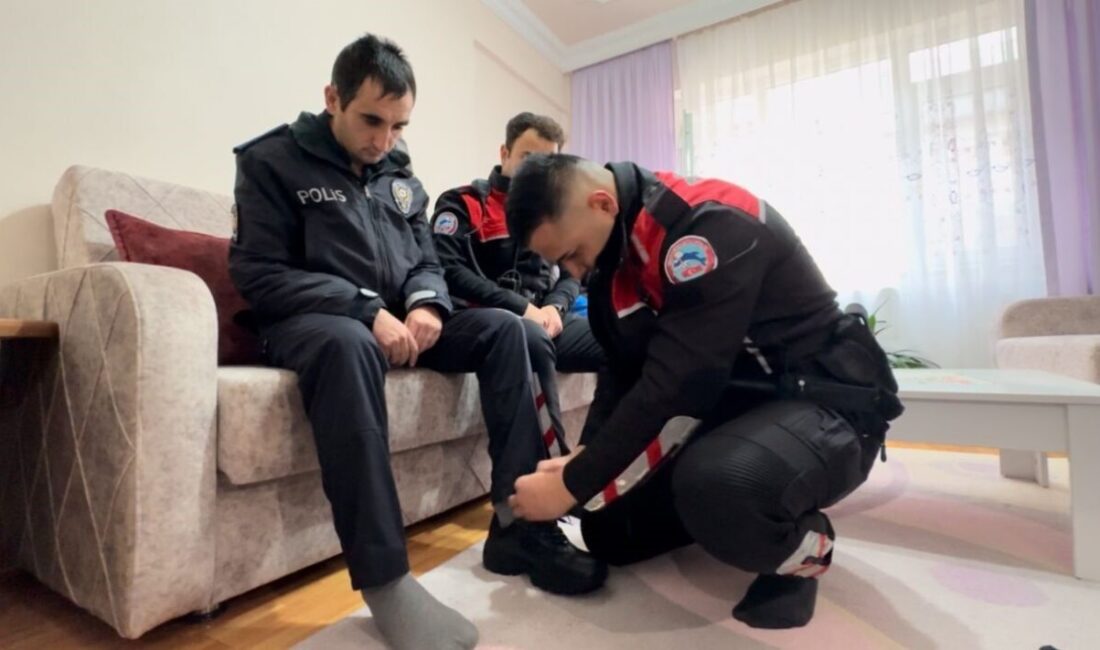 Edirne’de yaşayan zihinsel engelli 35 yaşındaki Eren Engin’in polislik hayali,