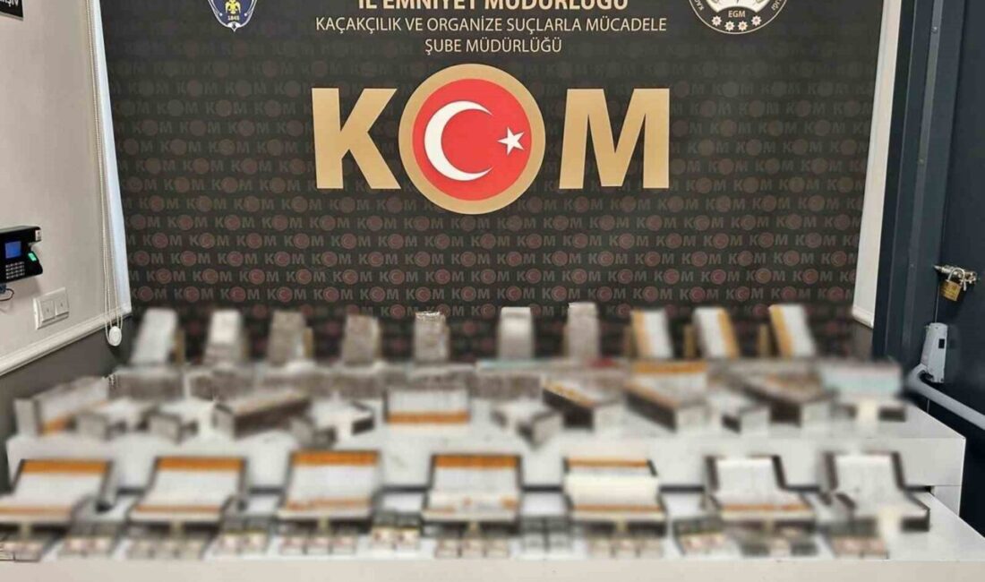 Afyonkarahisar’da bir işyeri ve depoya polis tarafından düzenlenen baskında 10