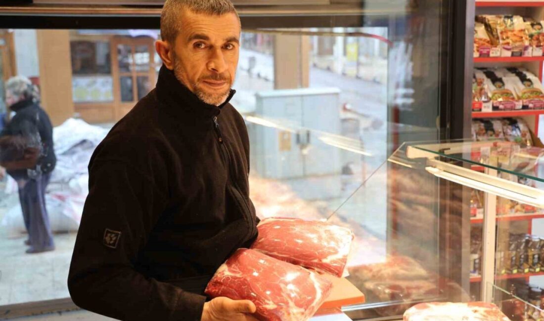 KIRŞEHİR (İHA) – Kırşehir’de Ramazan ayı öncesinde kasaplarda alışveriş hareketliliği