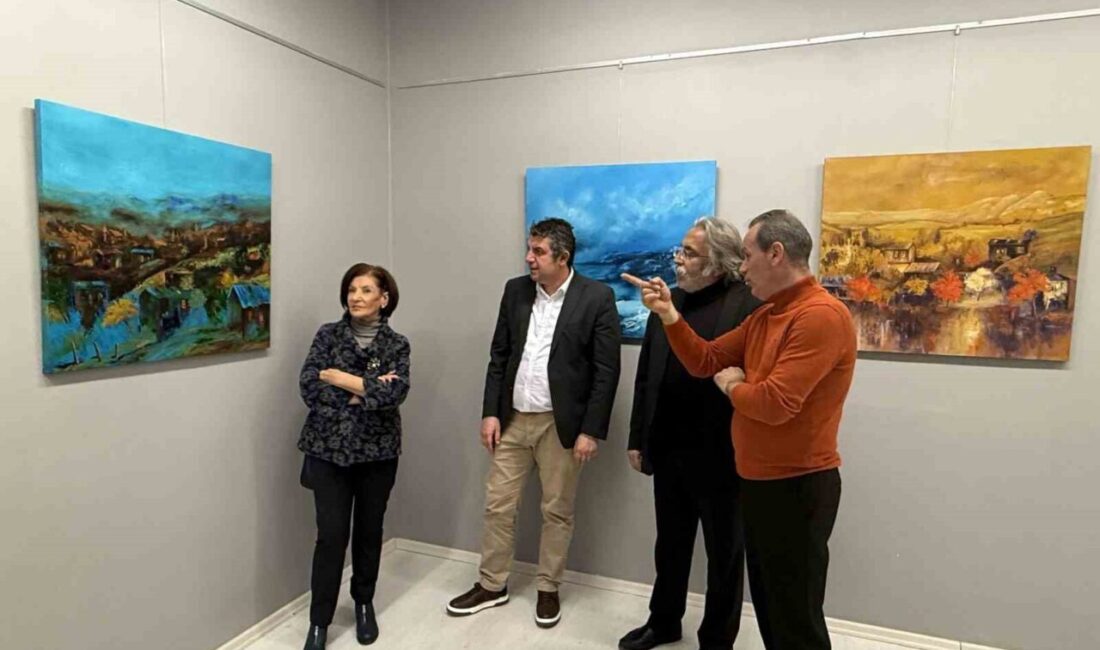 Ressam Cemil Candaş, SANKO Sanat Galerisinde, “Sessizliğin Renk Dili” temalı