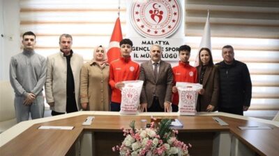 Malatya’da Okul Sporları futbol müsabakalarında attığı röveşata golüyle dikkat çeken