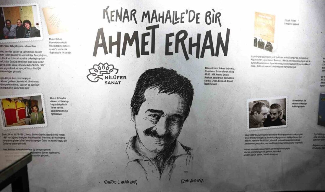 Nilüfer Belediyesi, Türk şiirinin “Akdenizli” sesi Ahmet Erhan’ı, doğum gününde