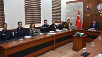 Manisa’nın Salihli ilçesinde kadına yönelik şiddetle mücadele kapsamında yürütülecek çalışmaların