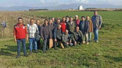 Manisa’nın Salihli Salihli İlçe Tarım ve Orman Müdürlüğü tarafından üreticilere