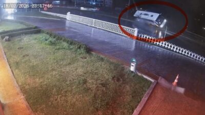 Ankara’dan Gürcistan’a gitmek üzere yola çıkan yolcu otobüsünün Samsun’da devrilmesi