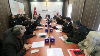 Samsun Valiliği öncülüğünde, afet ve acil durumlara yönelik hazırlık çalışmaları