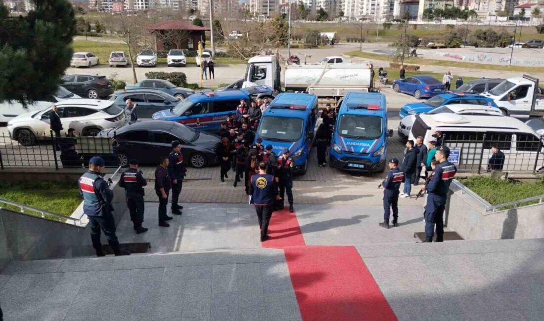 Samsun’un Çarşamba ilçesinde gerçekleştirilen fuhuş operasyonunda gözaltına alınan 8 kişi