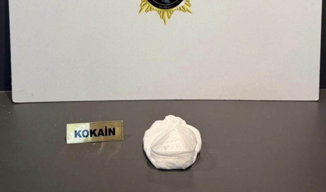Samsun’un İlkadım ilçesinde düzenlenen operasyonda kokain ve metamfetamin ele geçirilirken,