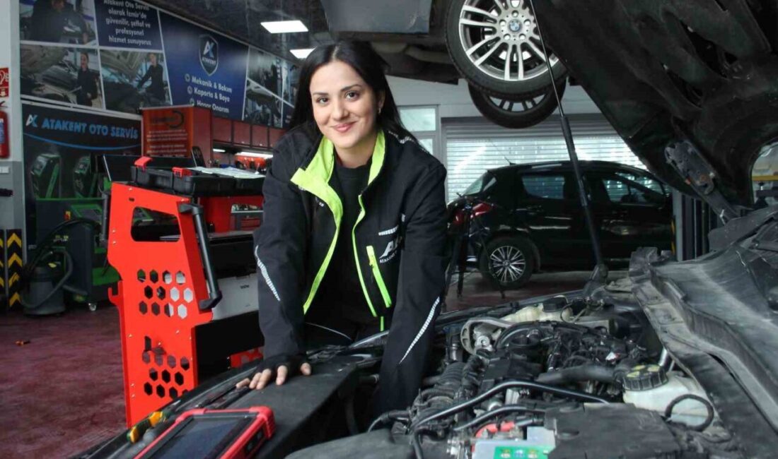 İzmir’de otomobil tamirindeki titizliğiyle tanınan ve 3 üniversite mezunu olan