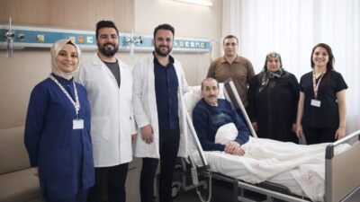 Şanlıurfa’da açık kalp ameliyatı olamayan 73 yaşındaki hastanın kalp kapakçığı,