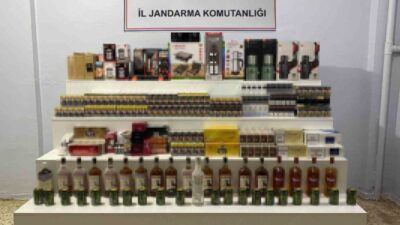 Şanlıurfa’nın Viranşehir ilçesinde, gümrük kaçağı sigara, alkol ve çay ele