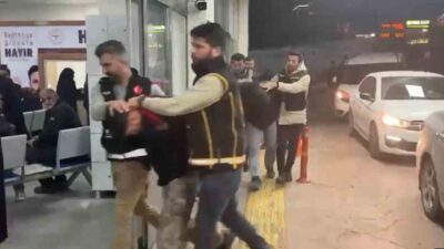 Şanlıurfa’da 1 polisin yaralandığı kuyumcu soygununa ilişkin güvenlik kamerası görüntüleri