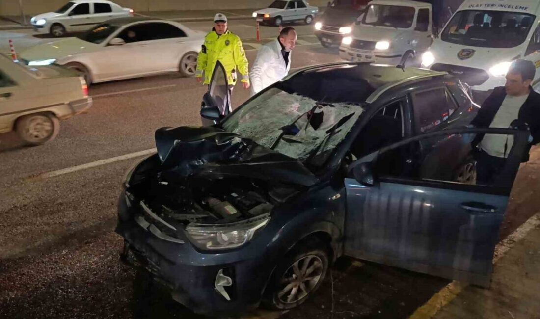 Şanlıurfa’da yolun karşısına geçmeye çalışırken bir otomobilin çarptığı yaya hayatını