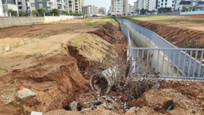 Cuma günü metrekareye 138 kilogram yağışın düştüğü Adana’da dere yatağına