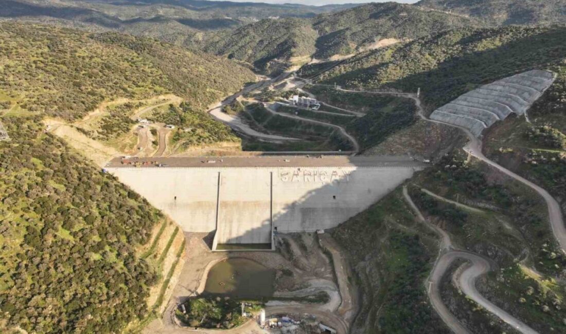 Aydın’da yapımı süren Sarıçay Barajı’nın tamamlanmasıyla birlikte Kuşadası, Söke, Davutlar