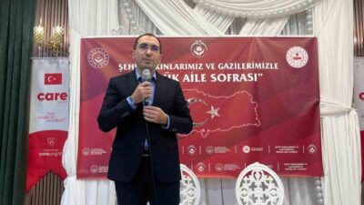 Kütahya’nın Tavşanlı ilçesinde, Ramazan ayının ilk iftarında şehit aileleri ve