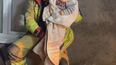 Manisa Büyükşehir Belediyesi İtfaiye Dairesi Başkanlığı ekipleri, kentte etkili olan