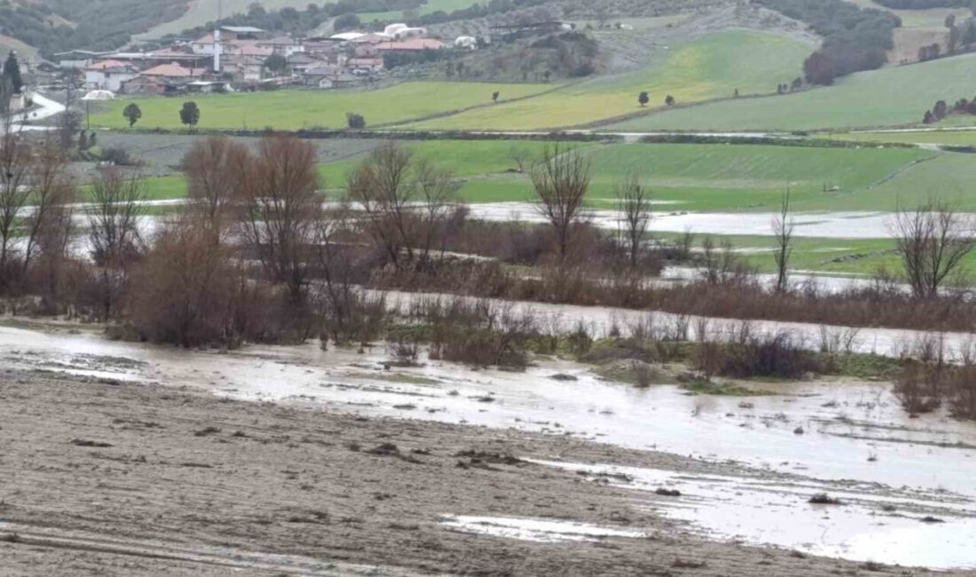 Manisa’nın Selendi ilçesinde 2 gündür etkili olan sağanak, kuraklıkla boğuşan