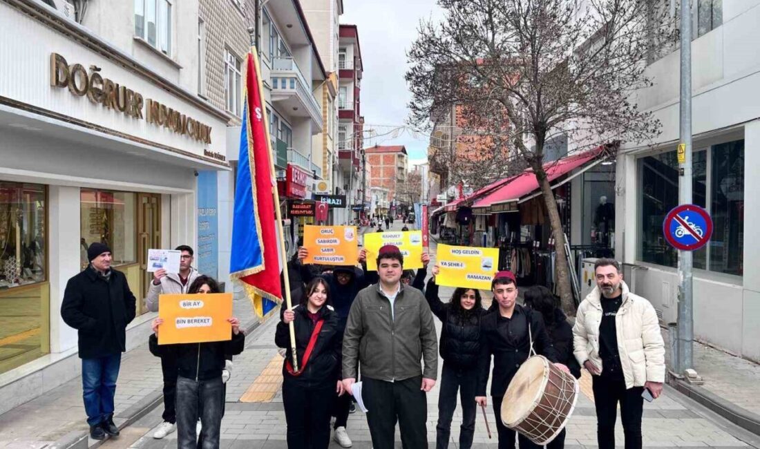 Ankara’nın Şereflikoçhisar ilçesinde Ramazan ayı, anlamlı ve kültürel bir etkinlikle