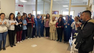 Antalya’da Serik Devlet Hastanesi acil servisinde görev yapan tıbbi sekreter