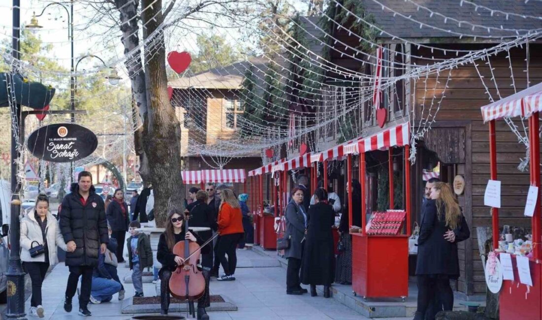 Bilecik Belediyesi tarafından 14 Şubat Sevgililer Günü dolayısıyla düzenlenen etkinliklerde