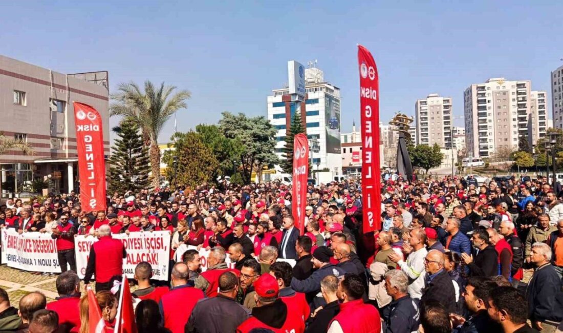 Adana’da Seyhan Belediyesi işçileri, 2026 yılı için teklif edilen yüzde
