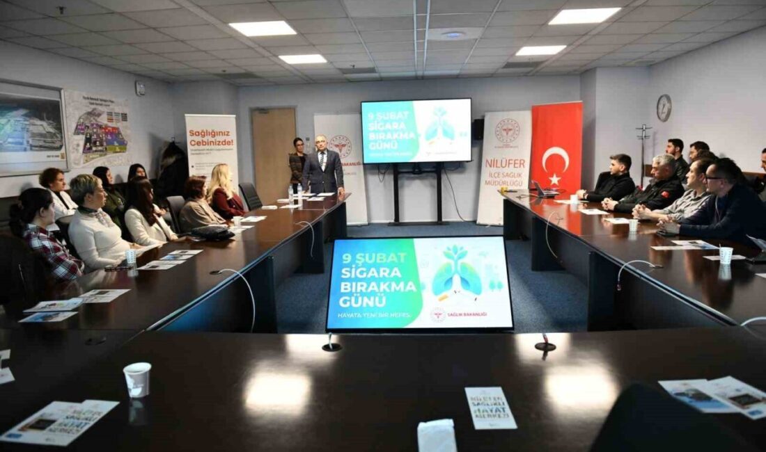 Bursa İl Sağlık Müdürlüğü’nün, çalışanların sağlığını desteklemek ve tütün bağımlılığıyla