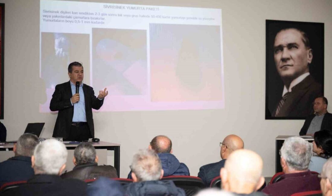 Mersin Büyükşehir Belediyesi, vektörel mücadele kapsamında Silifke ilçesinde muhtarlar ve