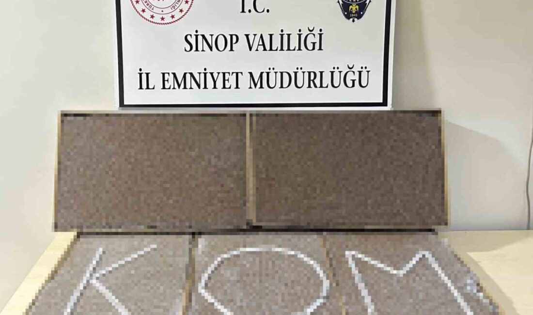 Sinop’ta kaçakçılıkla mücadele kapsamında düzenlenen operasyonda 27 bin dal dolu
