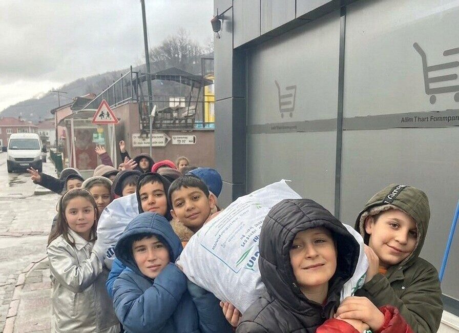 Sinop’un Erfelek ilçesinde ilkokul öğrencileri, eğitim yılı başından bu yana