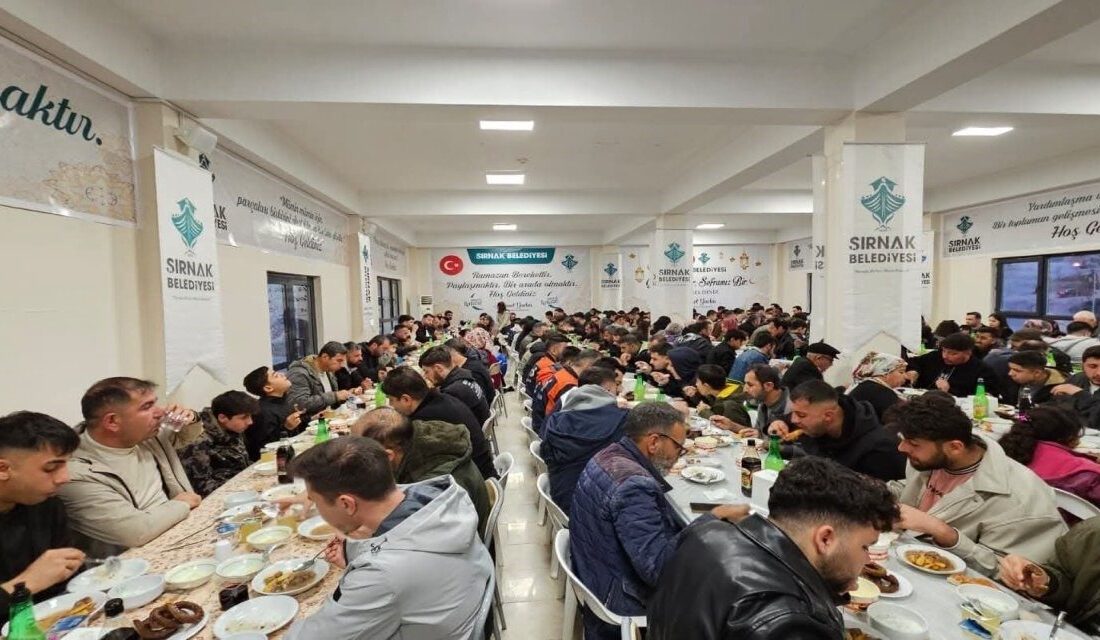 Şırnak’ta Ramazan ayının manevi atmosferi birlik ve beraberlik görüntülerine sahne