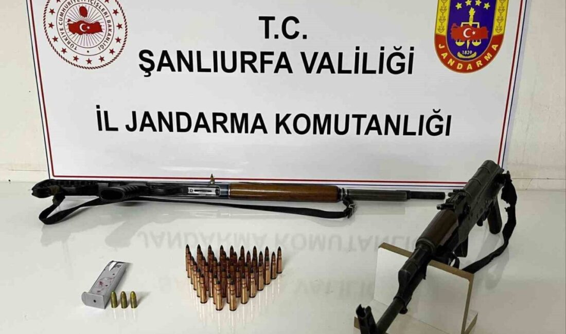 Şanlıurfa İl Jandarma Komutanlığı tarafından “Yasa Dışı ve Ruhsatsız Silahlanmayla