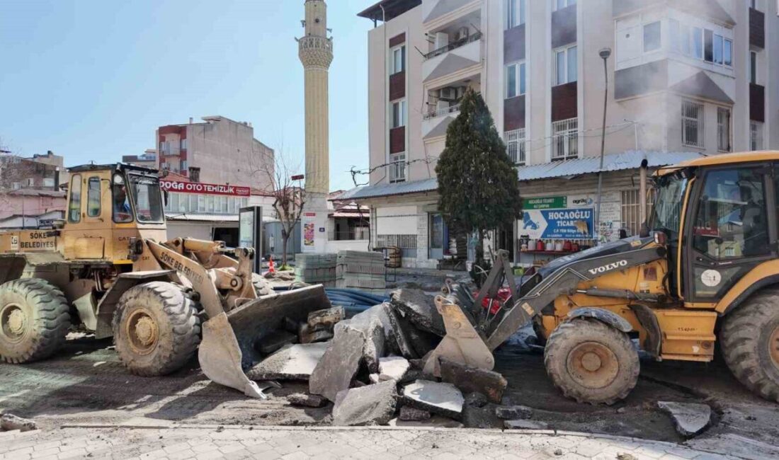 Söke Belediyesi, kent genelinde planlanan yol yenileme çalışmalarını başlattı. Söke
